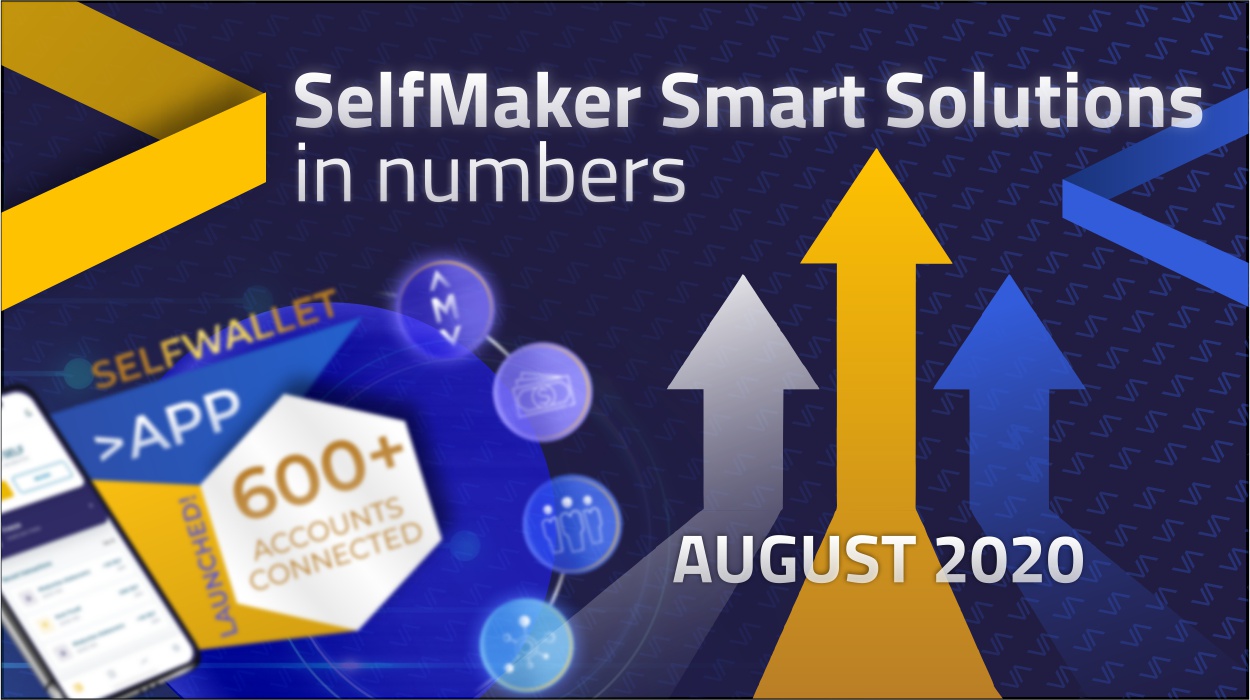 37823$ in one shot and SelfWallet app! That's the August 2020 in SelfMaker Smart Solutions!!